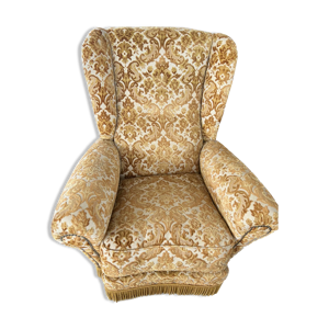 fauteuil crapaud à frange