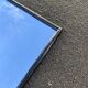 Large black wood mirror 116 x 64