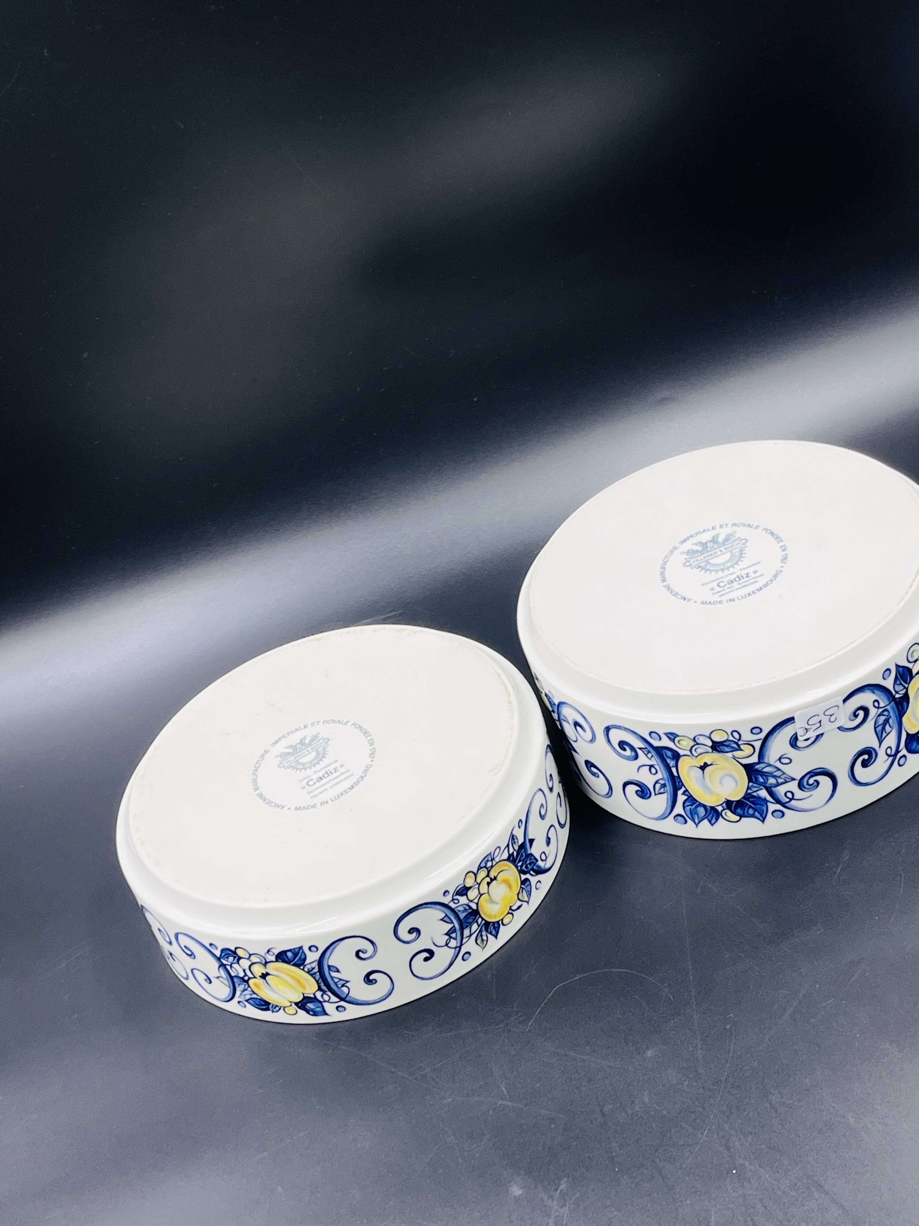 Set of two Cadiz salad bowls by Villeroy & Boch