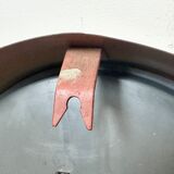 Grey Industrial Factory Wall Clock from Pragotron, 1950s