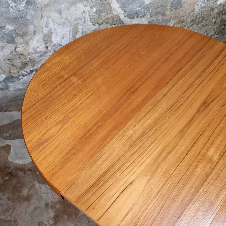 Extendable teak table, Harry Ostergaard for Randers Mobelfabrik, 1960s