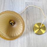 Vintage Art Deco Pendant Light – Molded Frosted Glass – 21 cm