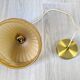 Vintage Art Deco Pendant Light – Molded Frosted Glass – 21 cm