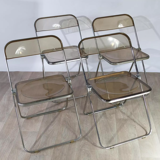 4 Plia chairs by Giancarlo Piretti for Castelli