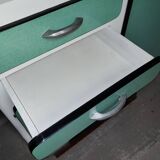 Green Formica cupboard or sideboard - 1960s