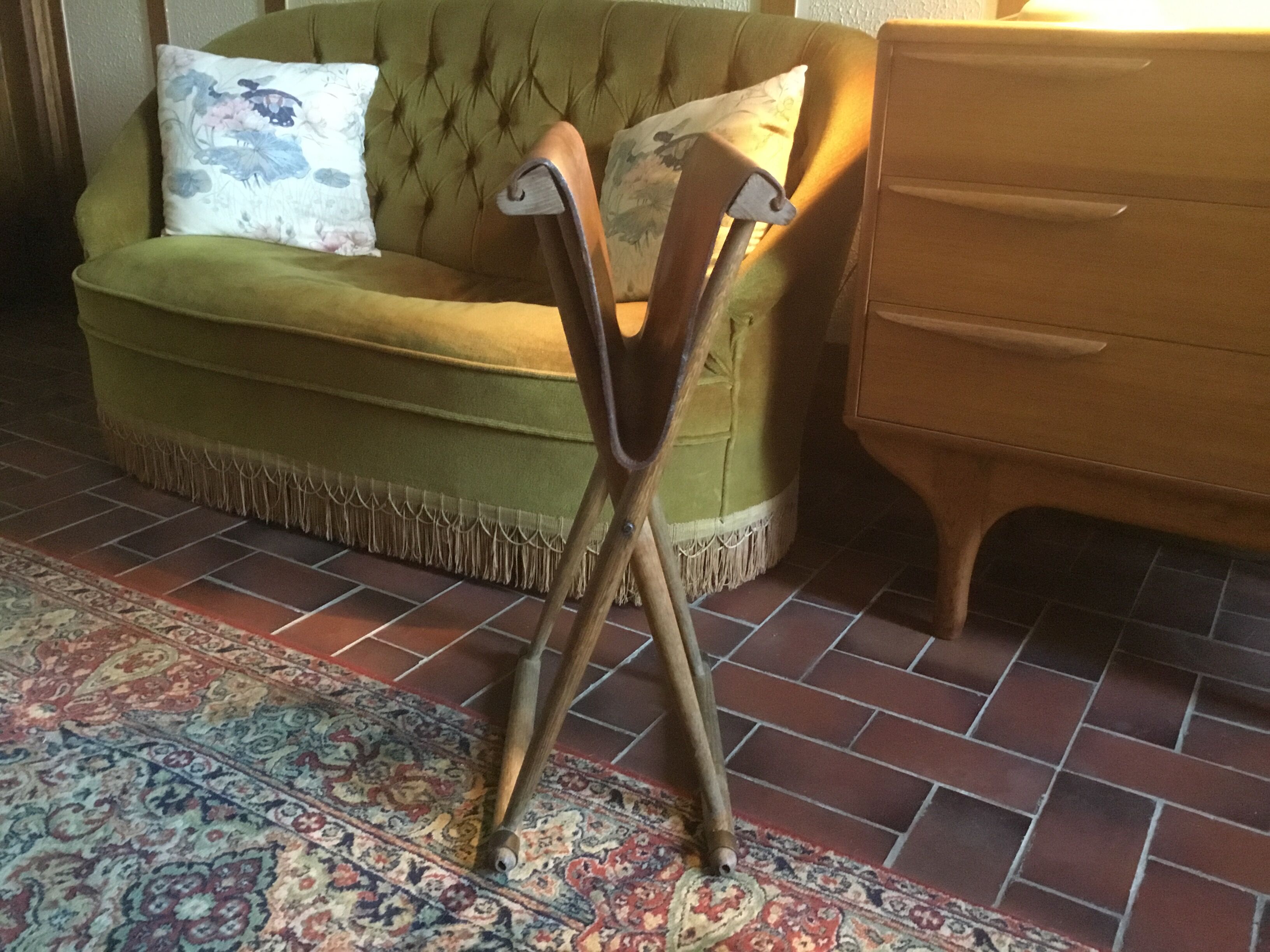 Old fishing stool