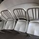 Set of 4 Alcatraz industrial loft chairs
