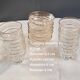 Vintage glassware set with gold filigree – 1960s