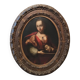 Old oil painting on canvas, Salome holding the head of John the Baptist - 18th century