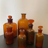 Lot of pharmacy jars
