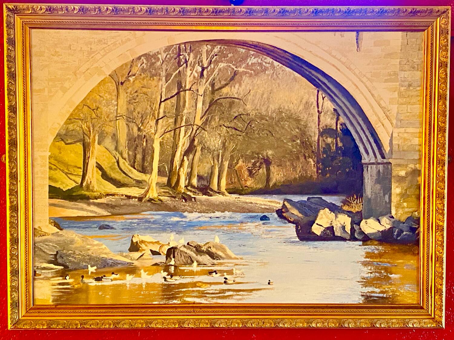 Peinture à l'huile originale – Pont du Diable, Kirkby Lonsdale (2000) – Booth