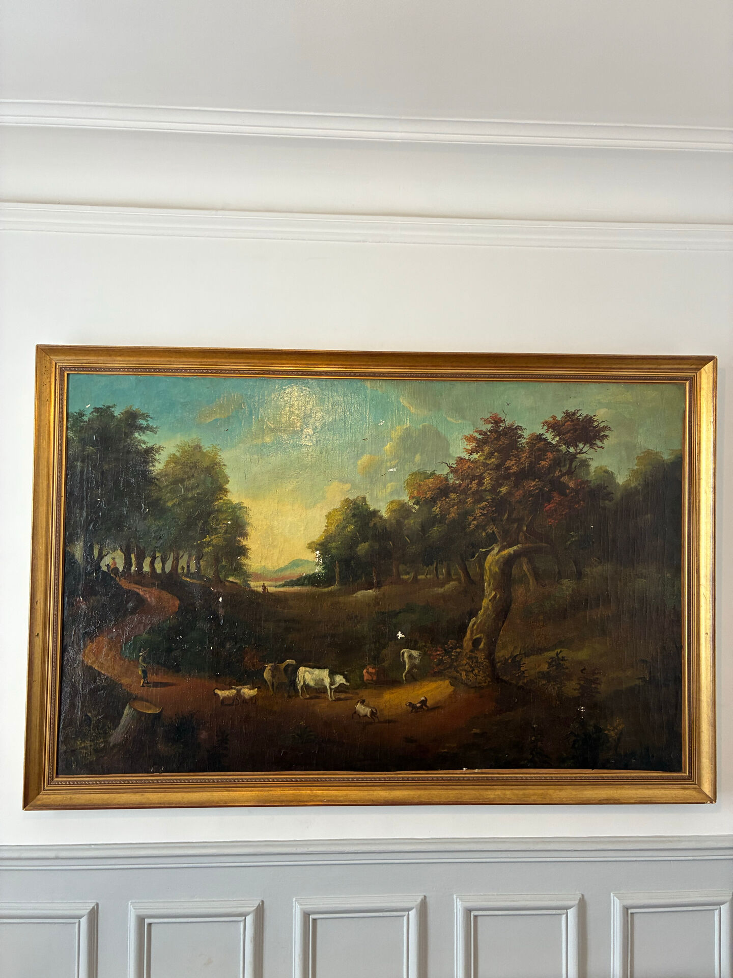 Landscape oil painting