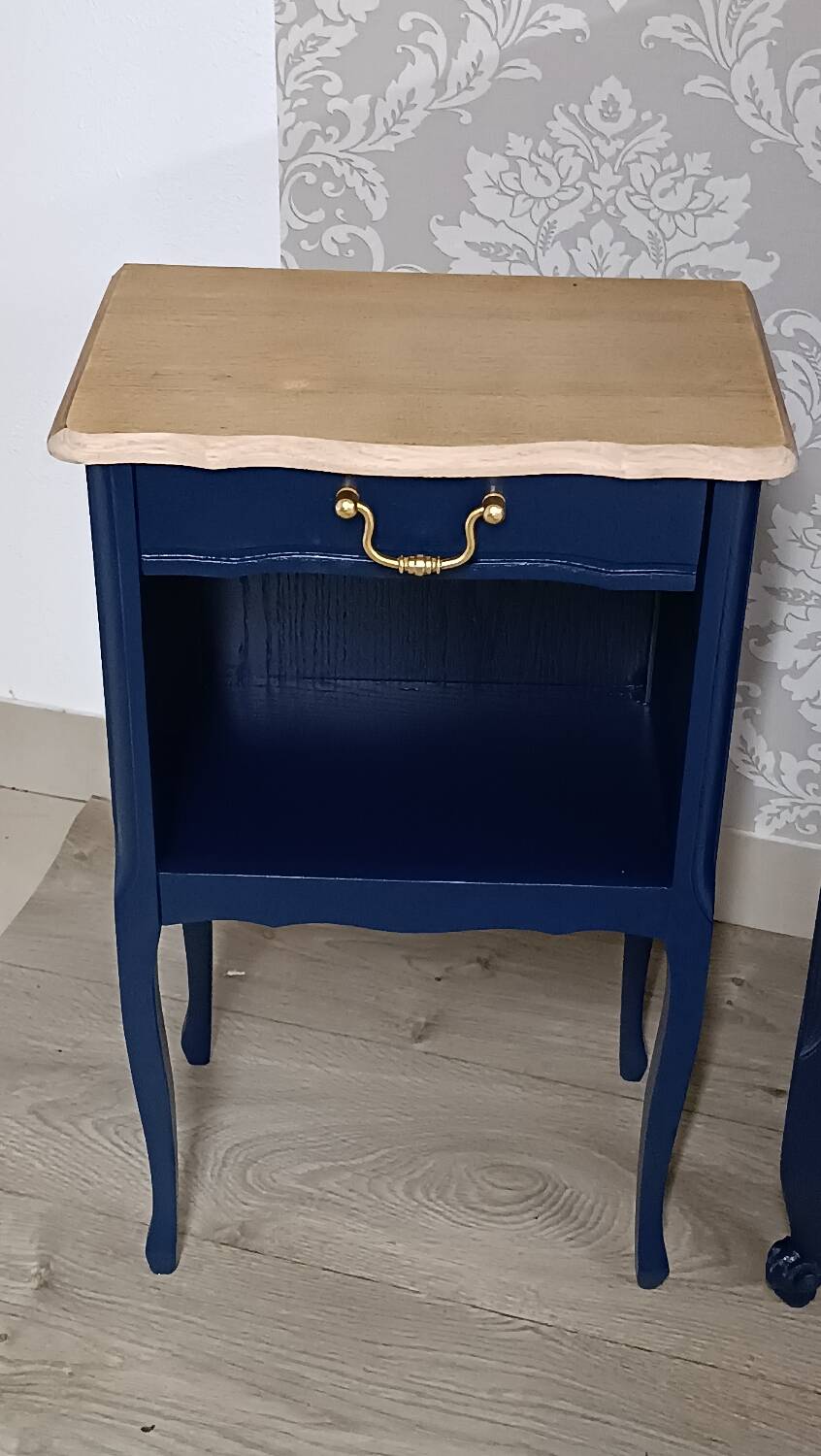 Louis XV style chest of drawers and bedside tables set