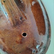 Vintage terrine in glazed earthenware La Bourguignonne n°6