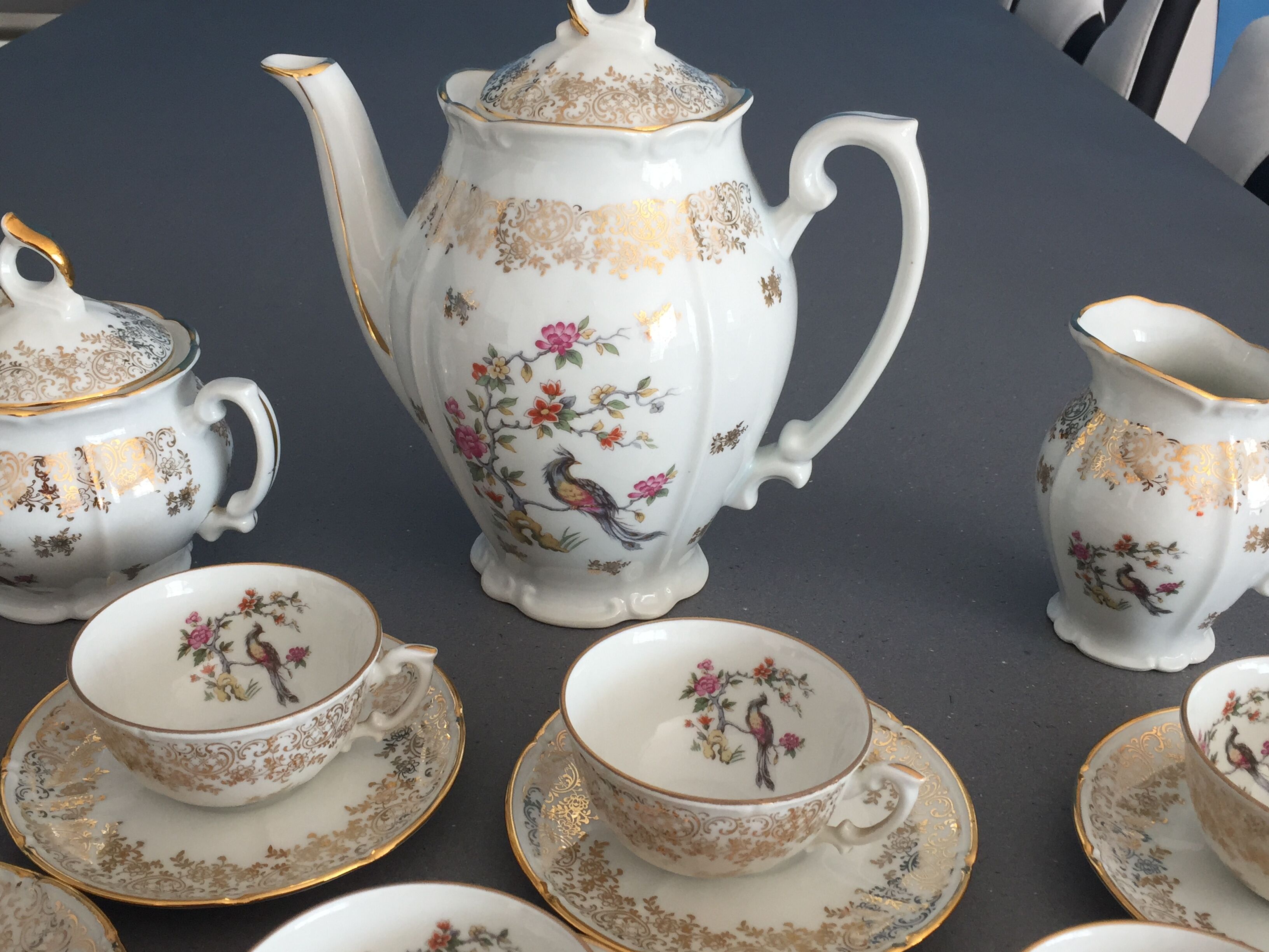 Porcelain France coffee service