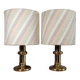 Pair of vintage Hoffknecht light lamps