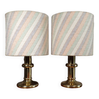 Pair of vintage Hoffknecht light lamps