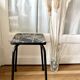 Antique stool in restyled formica
