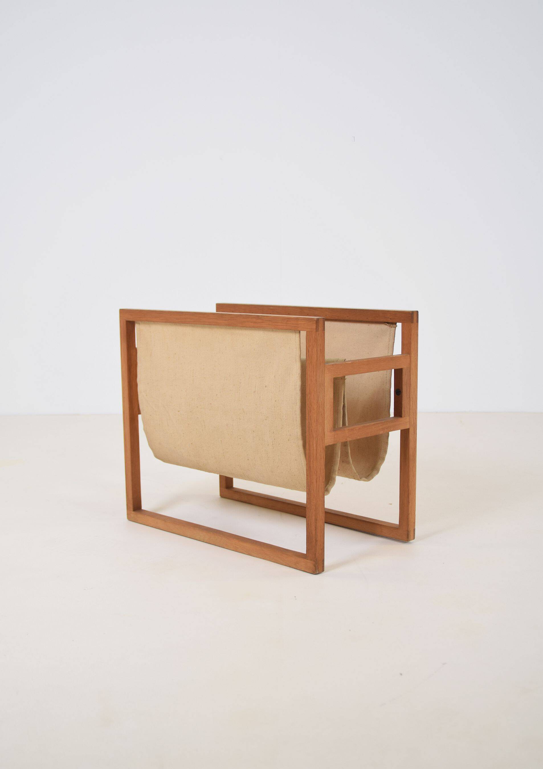 Danish magazine holder by Henning Wind-Hansen for Sika Mobler, 1960s