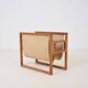 Danish magazine holder by Henning Wind-Hansen for Sika Mobler, 1960s