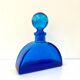 Antique XL bottle / Cobalt blue glass vase