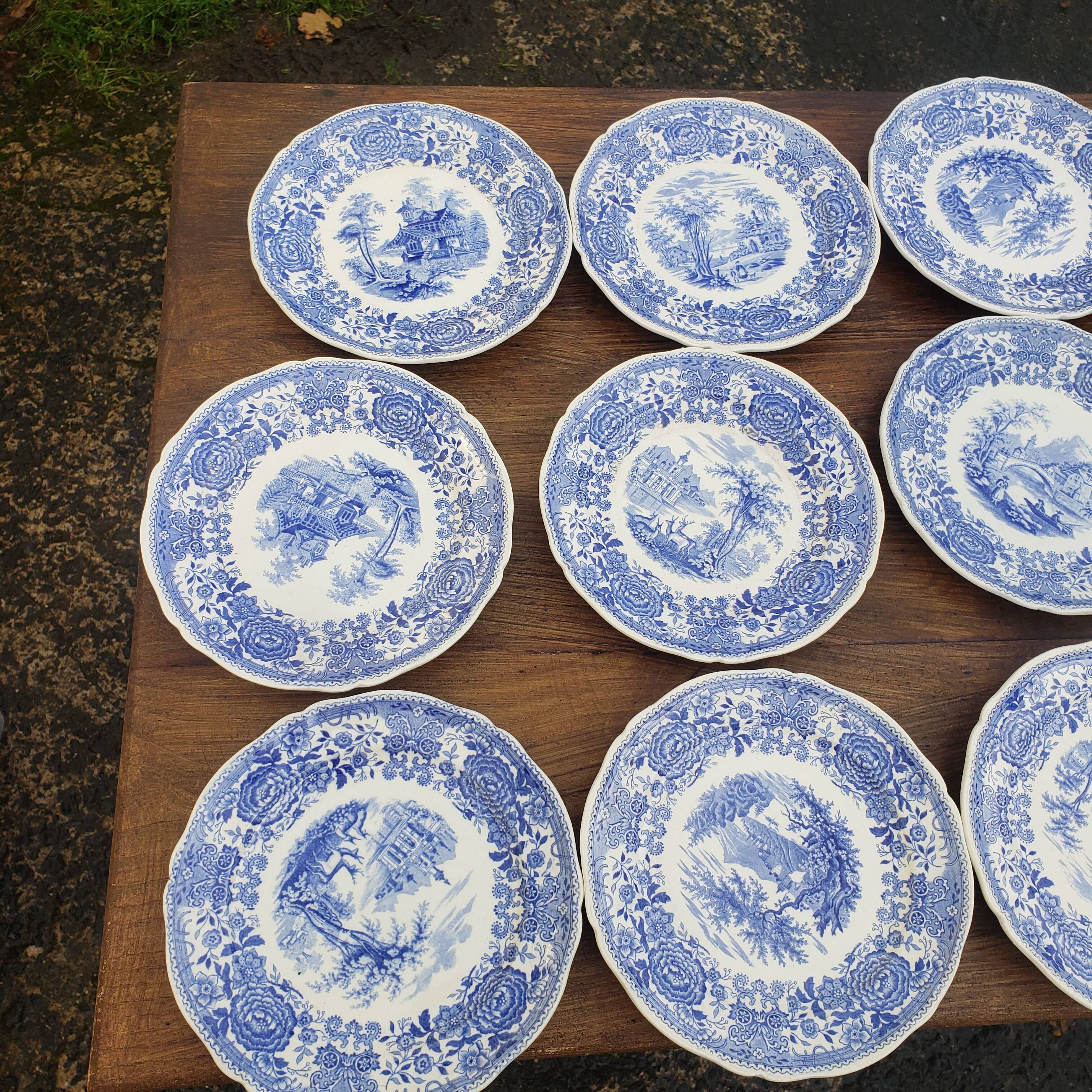 24 assiettes a dessert villeroy et boch
