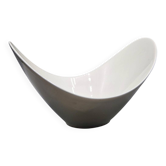 Bol Rosenthal Free Spirit en porcelaine avec glaçure métallique argentée