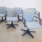 Vintage Michigan Office Chairs by Geoffrey Harcourt for Artifort, 1980s, Set of 6