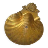 Brass scallop ashtray