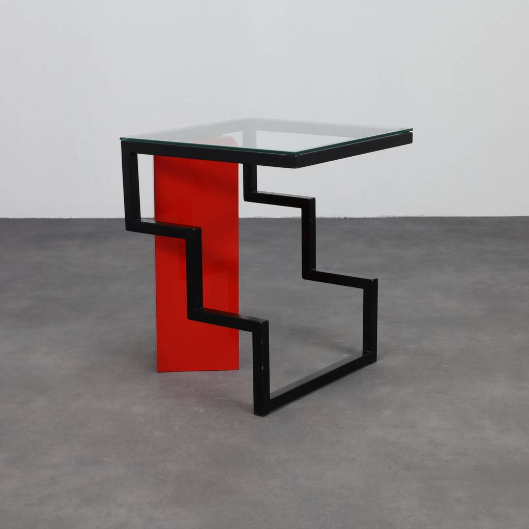 Postmodern Side Table in Memphis style, 1980s