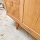 Sideboard very buffet type Scandinavian in raw pear wood 1950.