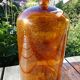 Amber color demijohn