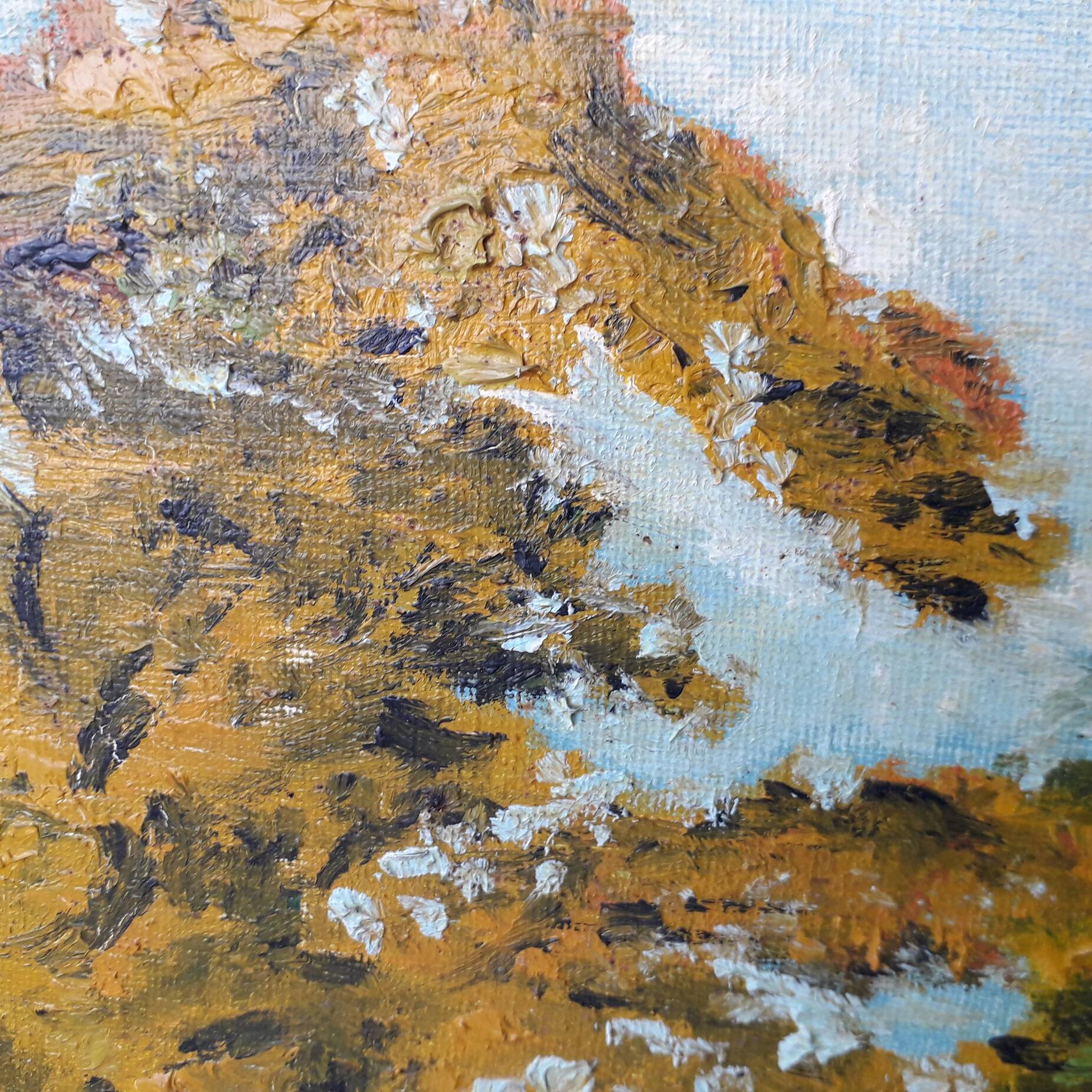 Tableau peinture huile sur toile