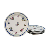 6 plates plates " lourioux foëcy "