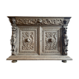 Carved wooden sideboard