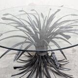 Coffee table with ears of wheat, "Coco Chanel" by Goossens, Circa 1970