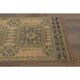 1970s Vintage Turkish Hand-Knotted Wool Cotton Orange Runner Rug 90x344