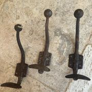 Set of 3 vintage wall hooks