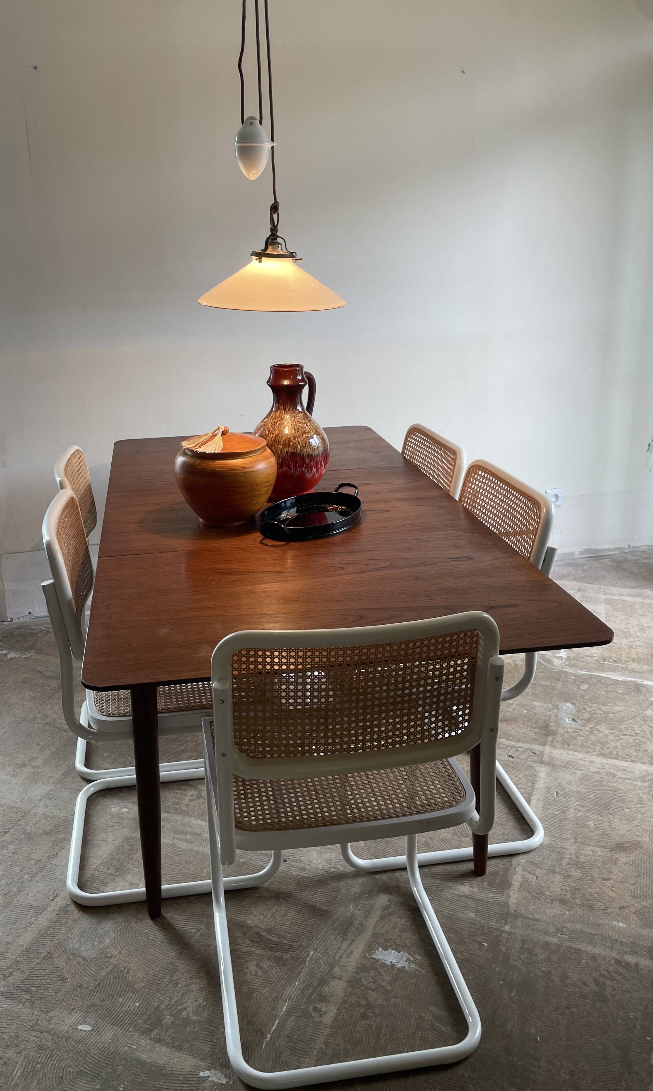 5 Cesca chairs by Marcel Breuer for Thonet
