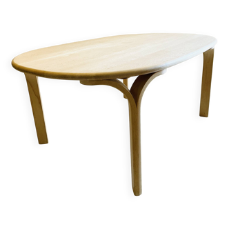 Table basse en bois de hêtre massif – Haslev Møbelsnedkeri – Design scandin