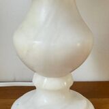 Paire de lampes en albâtre vintage