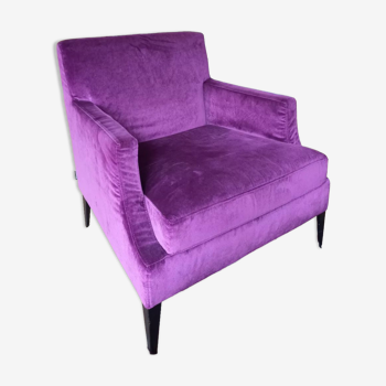 Fauteuil velours Ligne Roset