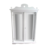 Wall cabinet with mirror