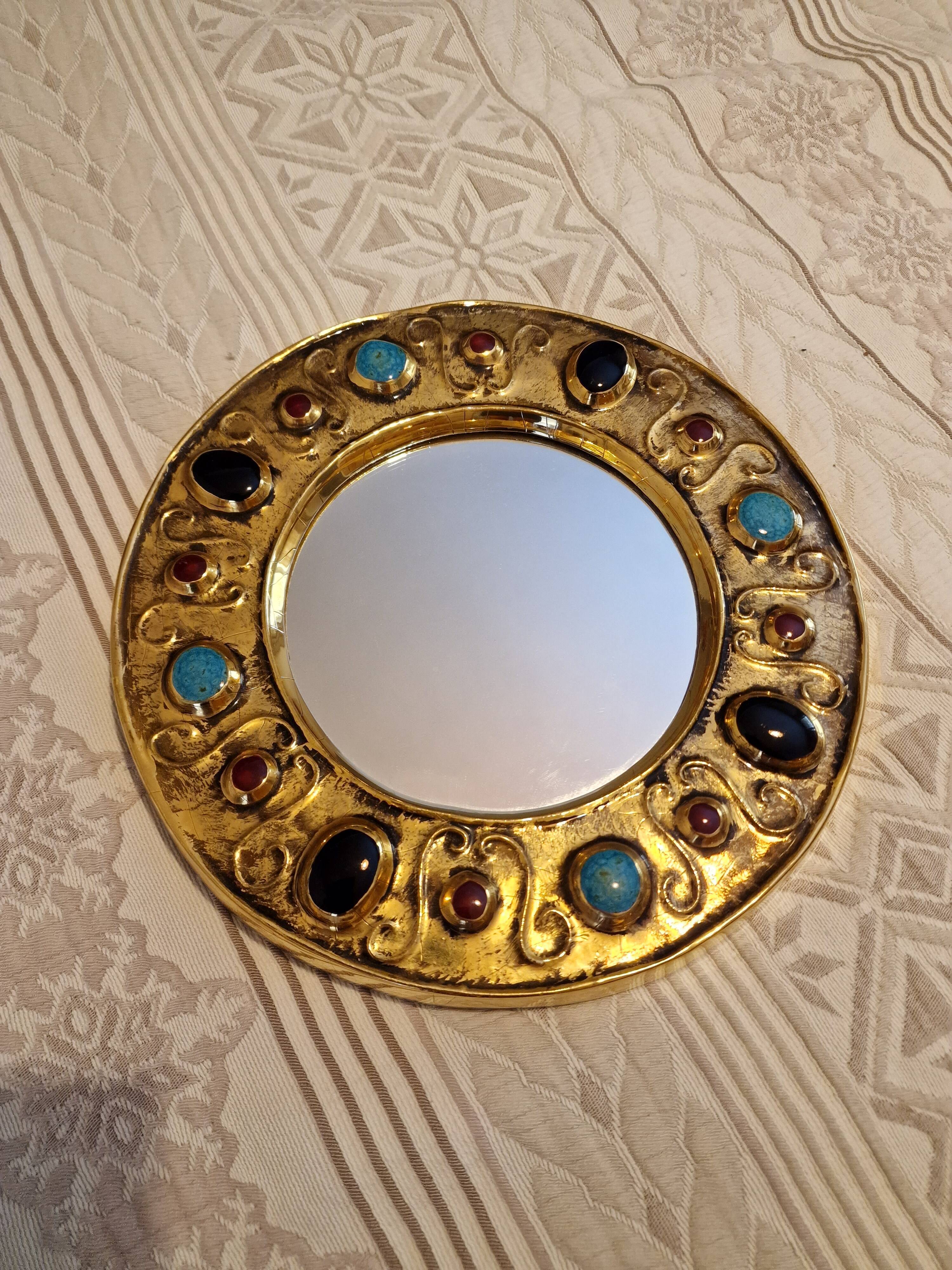 Ceramic mirror François Lembo