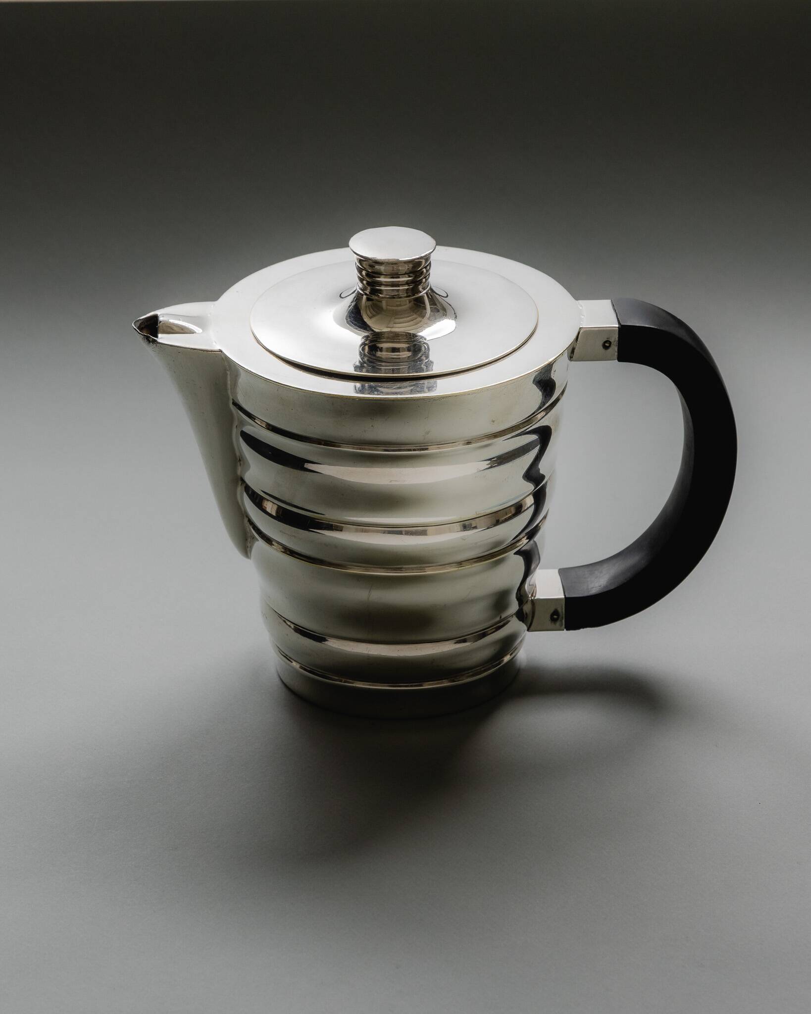 Accolade tea and coffee set, gio ponti for christofle, 1930s