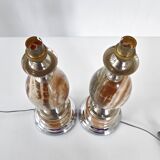 Pair of vintage egg lamps 1970