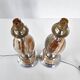 Paire de lampes oeuf vintage 1970