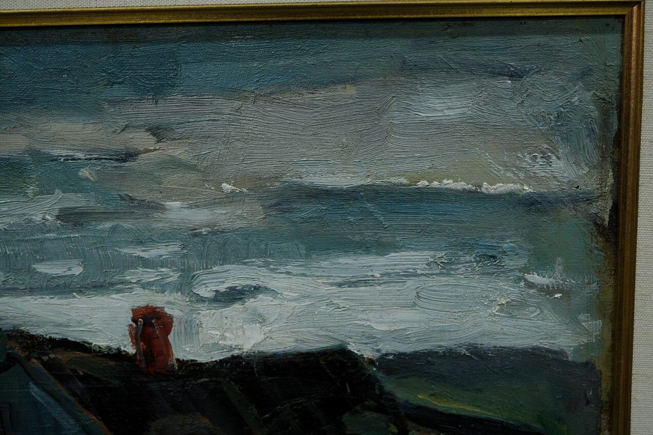 John Börén, Swedish modern landscape, 1960s, Oil painting, Framed