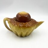 French Brioche Teapot "Shapes and Sculptures" 80s