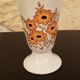 Lot de 5 mazagrans vintage art floral